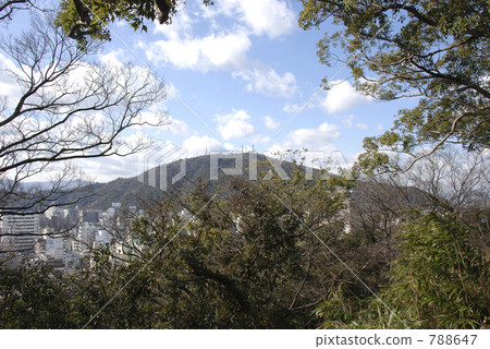 mountain, tokushima, mount bizan 788647