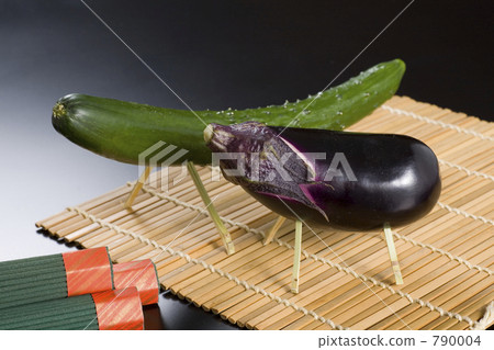 Eggplant cattle, cucumber horse 790004