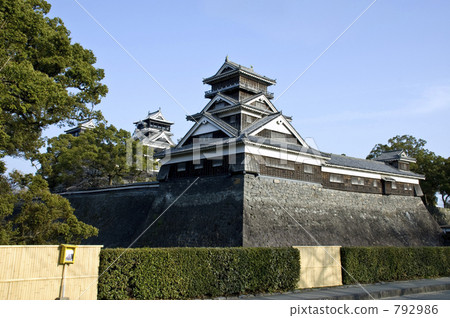 Kumamoto Castle Udo Tower and a castle tower Kumamoto Castle Udo Tower and a castle tower 792986