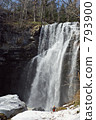 Ashiribetsu waterfall in early spring 793900