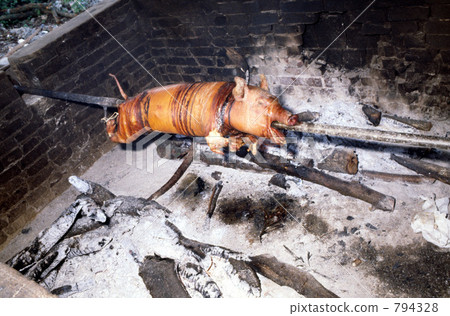 Roast of pigs Roast of pigs 794328
