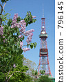 Sapporo TV Tower and Lilac 796145