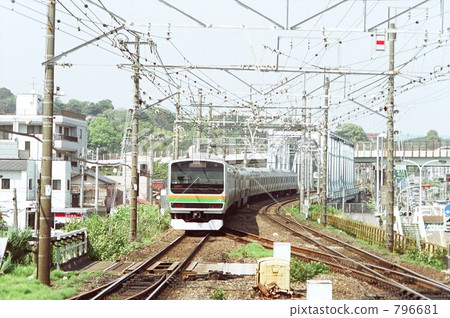 Tokaido main line Hayakawa station Tokyo to normal train Tokaido main line Hayakawa station Tokyo to normal train 796681