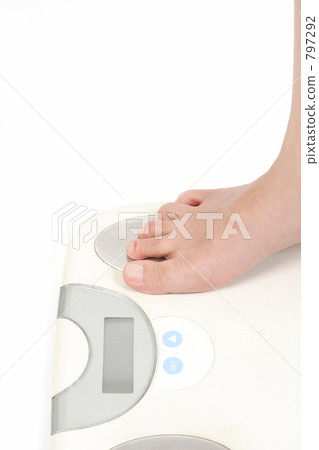 Body fat scale and legs 797292