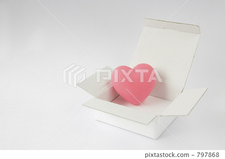 白色 心 盒子 797868