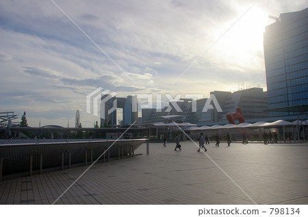 odaiba, international exhibition hall, rinkai fukutoshin 798134