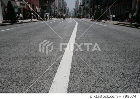 道路 步行街 銀座 798674
