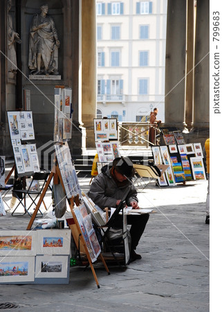 Painting in the city of Florence Painting in the city of Florence 799683