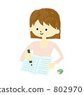 Girl studying 802970