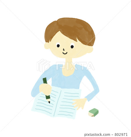 Boy studying 802971