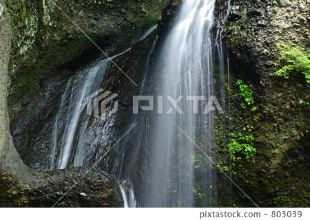 Waterfall waiting for the early summer Waterfall waiting for the early summer 803039