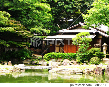 yasukuni shrine, water surface, garden 803344