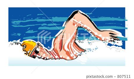 游泳自由式插圖 游泳自由式插圖 807511