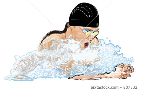 游泳蛙泳插圖 游泳蛙泳插圖 807532