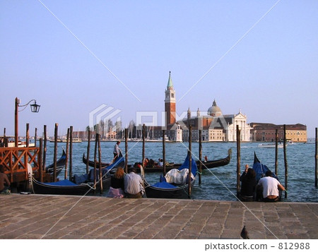 威尼斯的碼頭 812988