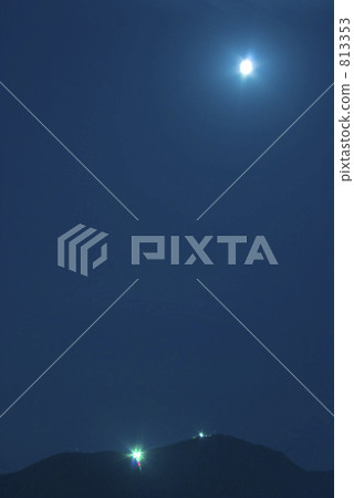 Moiwa山頂光和月光 813353