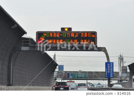 Traffic information on the outer ring road Electric bulletin board 814016