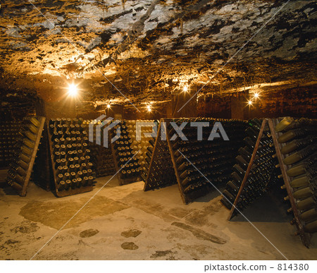 閃閃發光的瓶起泡酒 814380