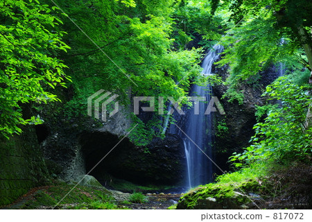 Waterfall waiting for the early summer Waterfall waiting for the early summer 817072