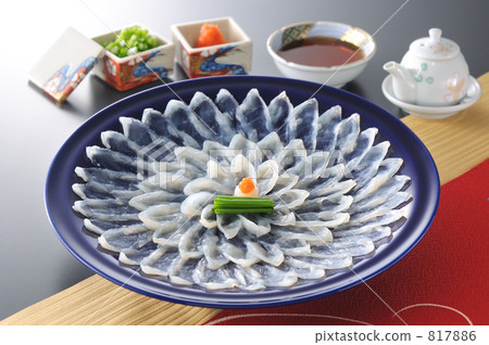 河豚生魚片 河豚生魚片 817886