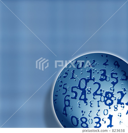 Number sphere - Stock Illustration [823638] - PIXTA