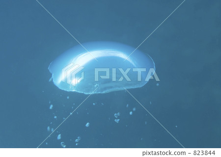 bubble, blue water, marine 823844