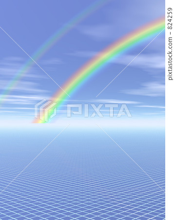 Rainbow and blue sky Rainbow and blue sky 824259