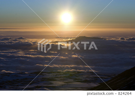 雲海 夏威夷 日落 824264