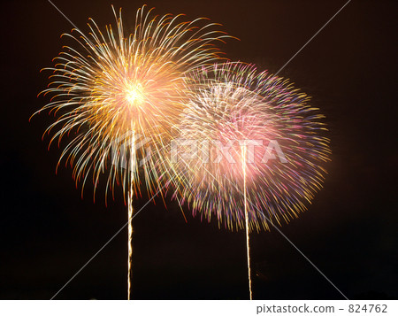 Fireworks Tokyo Bay burning fire festival 824762