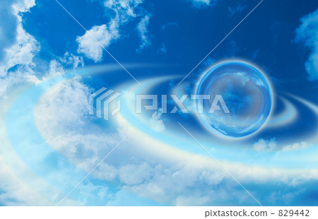 天空和球體 829442