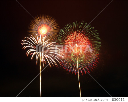 煙花東京灣燃燒的火節 煙花東京灣燃燒的火節 830011