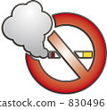 No smoking mark 830496