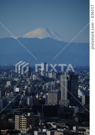 東京鐵塔觀景台的富士山遠景 836557