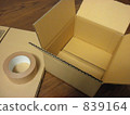packing material, cardboard, gum tape 839164