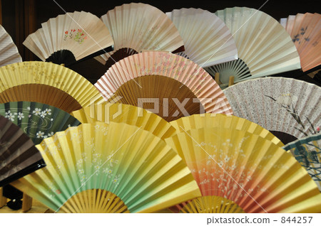Kyo-fuji Temple Kyoto Folding Fan 844257