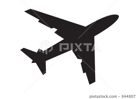 Jumbo jet machine silhouette Jumbo jet machine silhouette 844807