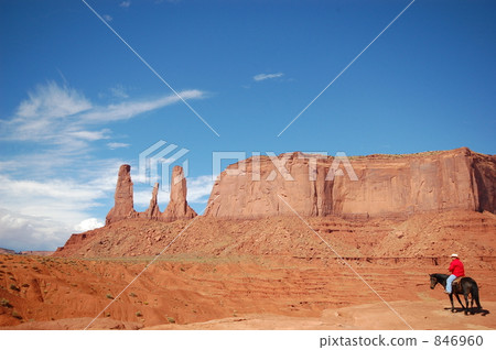 牛仔 紀念碑谷 紅土 846960