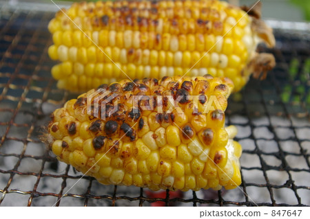 Charcoal grilled fried grill (maize) 847647