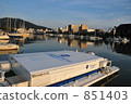 Tokushima city early morning sailing harbor 851403