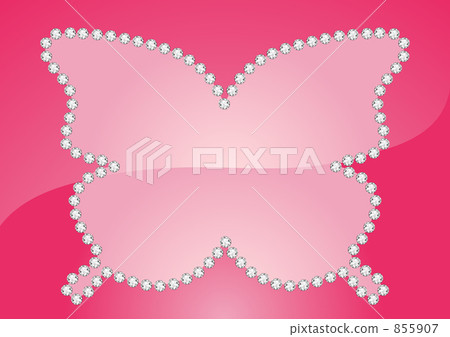 Rhinestone butterfly frame Rhinestone butterfly frame 855907