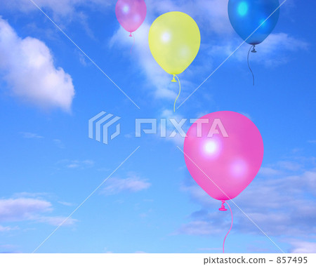 Blue sky and balloon Blue sky and balloon 857495