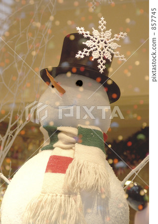 Snowman wearing a hat 857745