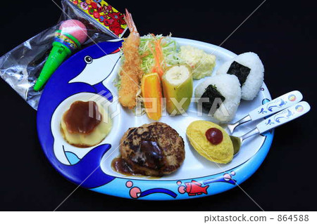 kid's lunch, family restaurants, fried shrimp 864588