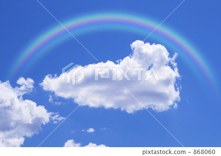 彩虹 虹光 背景 868060