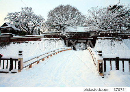 高島城堡在冬天 高島城堡在冬天 870724