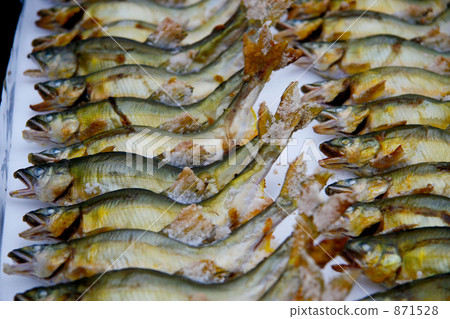 Salt-grilled salmon 871528