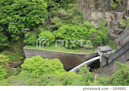 Drain of Ryujin Dam 889980
