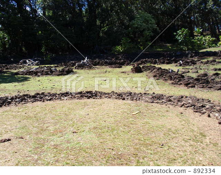 瓦胡島的Keaia Heiau 892334