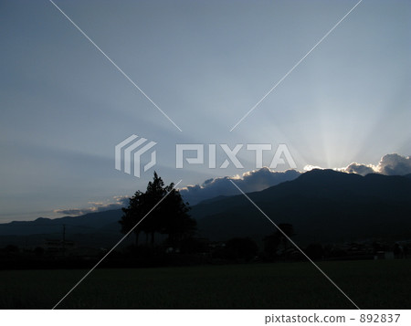 山稜 中阿爾卑斯山脈 長野縣 892837