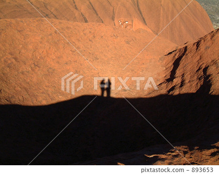 兩個人 雙人 艾爾斯山巨石 893653